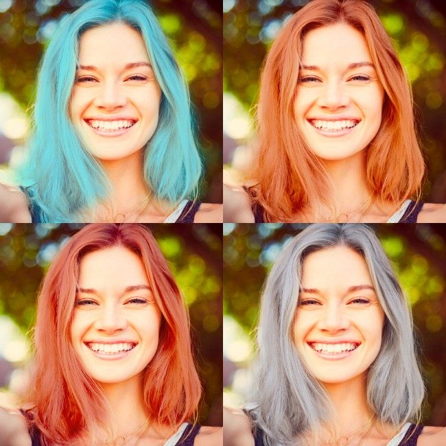 Hair Color Changer. Compare Up To 9 Hair Colors at Once Hair color