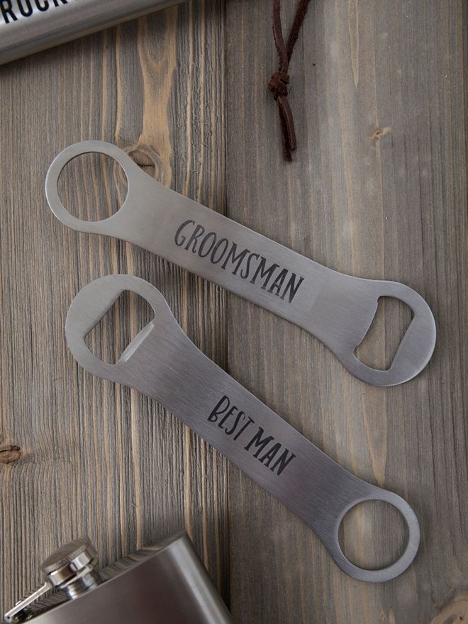 These Personalized Stainless Steel Groomsmen Gifts Are EASY To Make