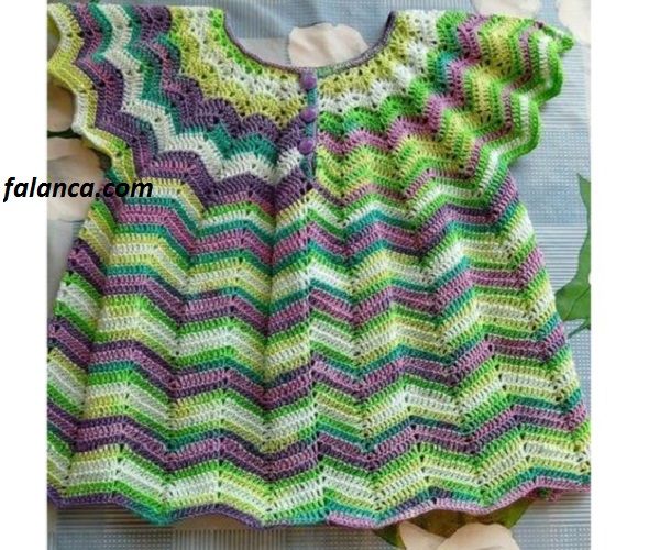 Zigzag Tig Isi Bebek Yelegi Tarifi Falanca Kadin Portali Bebek Kadin Zikzak
