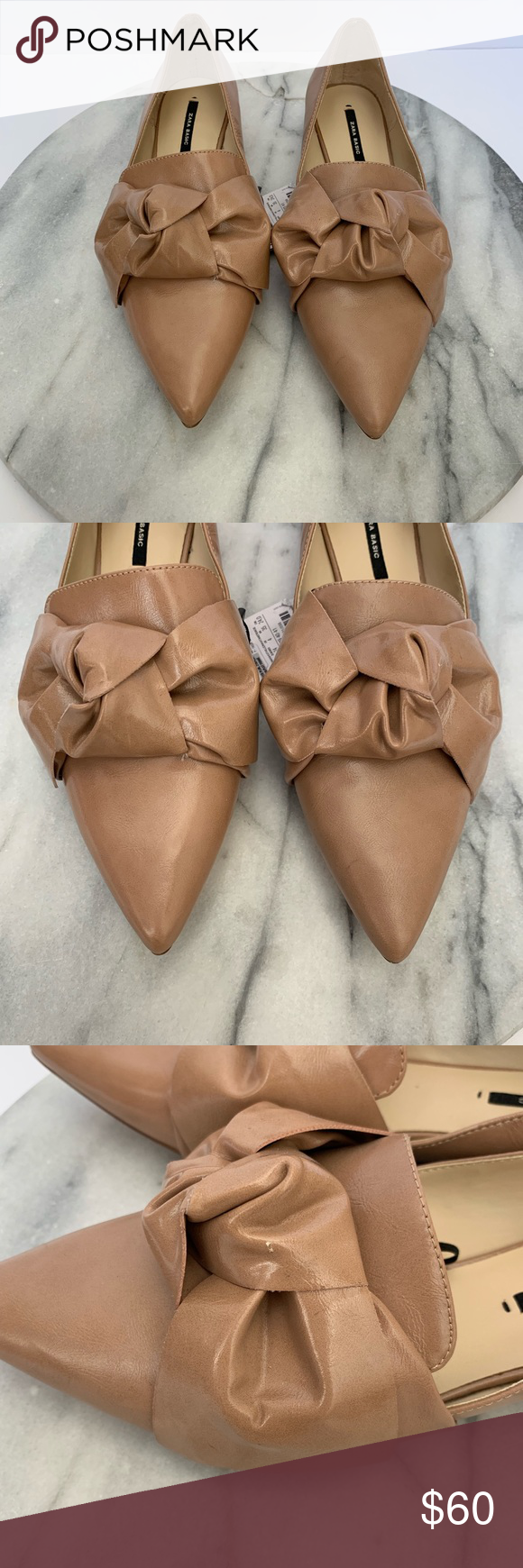 zara bow flats