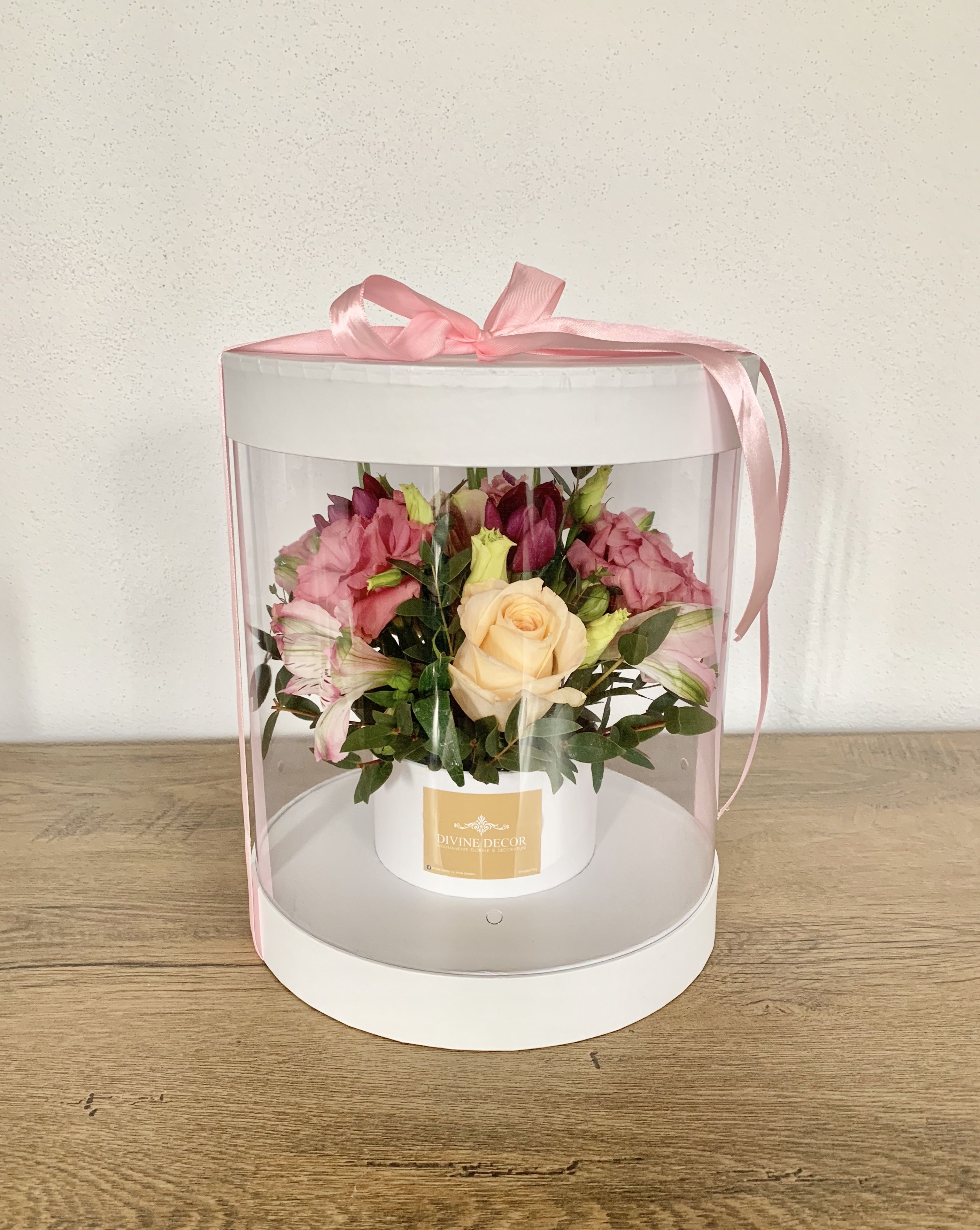 Wall wooden hanging plaque//picture Fresh Flowers in the vase Rustic Red Peony