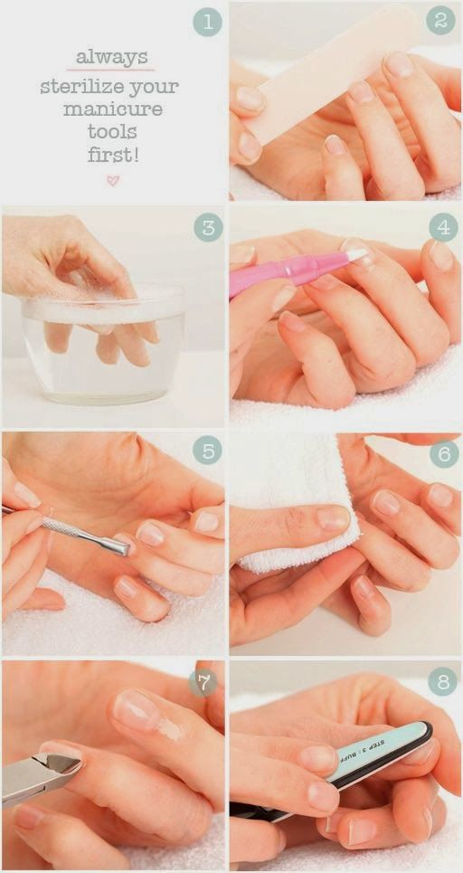 the basic manicure tutorial
