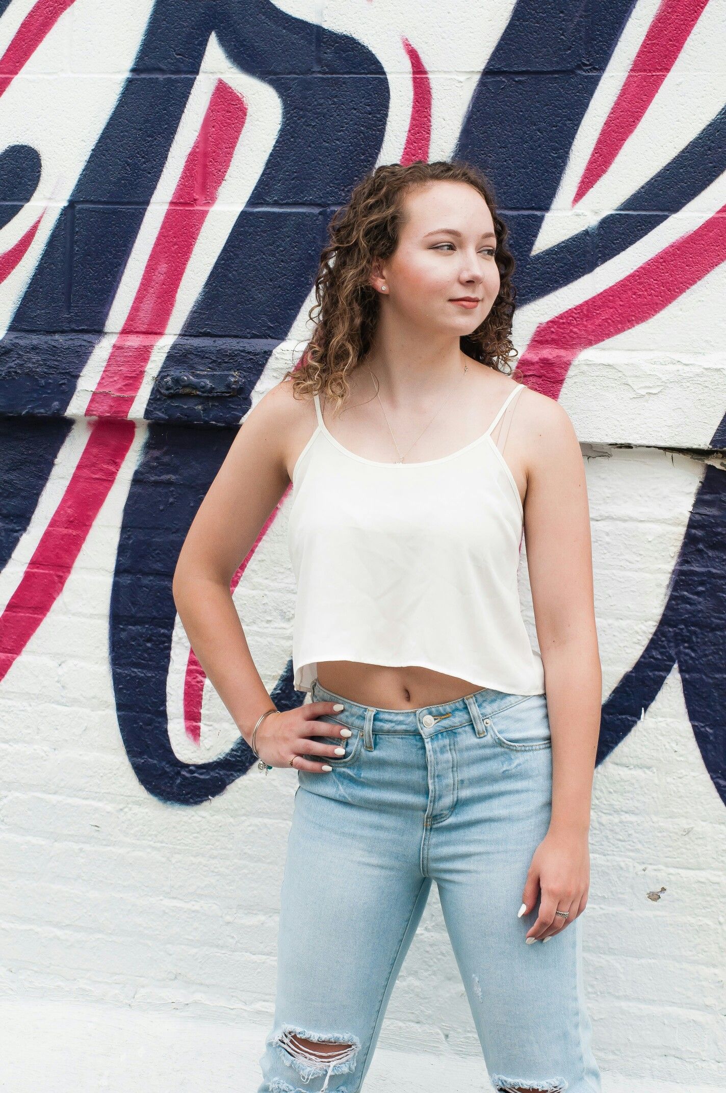 feeling like a total boss during her senior portraits ...