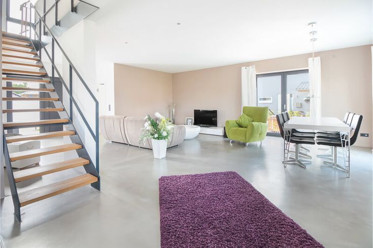 Wohnzimmer Esszimmer offen mit Treppe - Wohnideen Interior Design - kuche wohnzimmer offen modern Wohnzimmer Esszimmer offen mit Treppe - Wohnideen Interior Design - kuche wohnzimmer offen modern