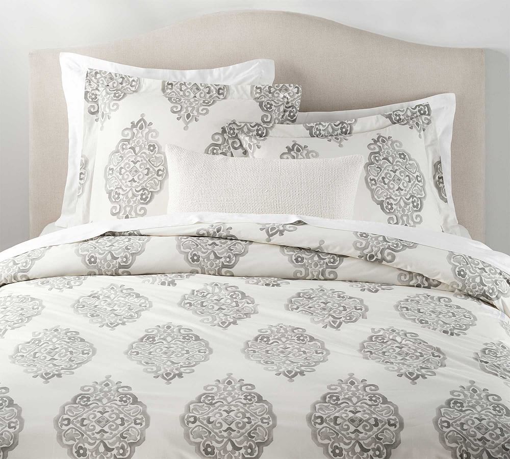 Asher Organic Duvet Cover Sham Pottery Barn With Images Master Bedrooms Decor Bedroom Design
