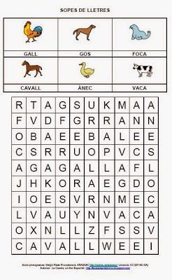 La Caseta Un Lloc Especial Sopes De Lletres Spanish Lessons For Kids Catalan Language Writing