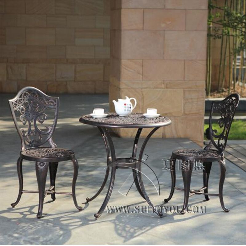 3 Piece Cast Aluminum Patio Furniture Garden Outdoor For House Decor Aluminium - Aluminum Outdoor Patio Dining Set 3 Piece Cast Aluminum Patio Furniture Garden Outdoor For House Decor Aluminium - Aluminum Outdoor Patio Dining Set