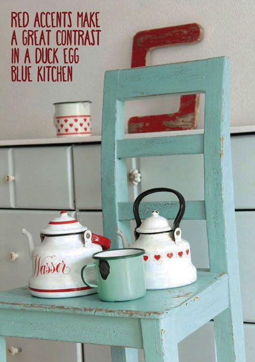 What Colours Go With Duck Egg Blue The Guide Colorful Kitchen Decor Red Colorful Kitchen Decor, What Colour Goes With Duck Egg Kitchen