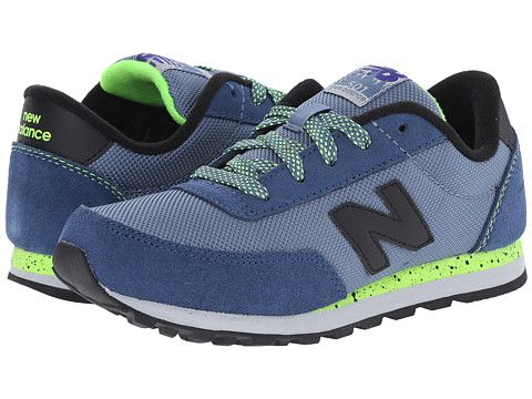 new balance kid blue green