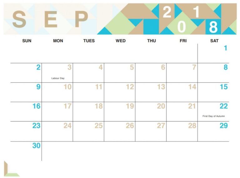 september 2018 calendar template google doc september 2018 calendar template doc