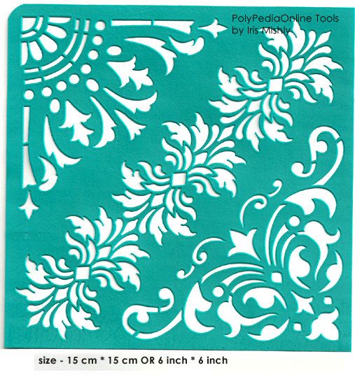 Handmade Flexible Self Adhesive Stencil Sheet For Paper Wood Crafts Decoration
