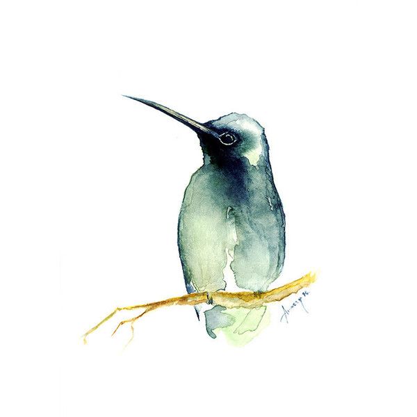 Watercolor painting watercolor bird painting bird art,animal... (9.19 AUD) ❤ liked on Polyvore featuring home, home decor, wall art, animal wall art, bird painting, bird wall art, animal paintings and water color painting Art And Illustration, Vogel Illustration, Watercolor Illustration, Animal Illustrations, Character Illustration, Watercolor Kit, Watercolor Animals, Original Watercolor Painting, Watercolor Trees
