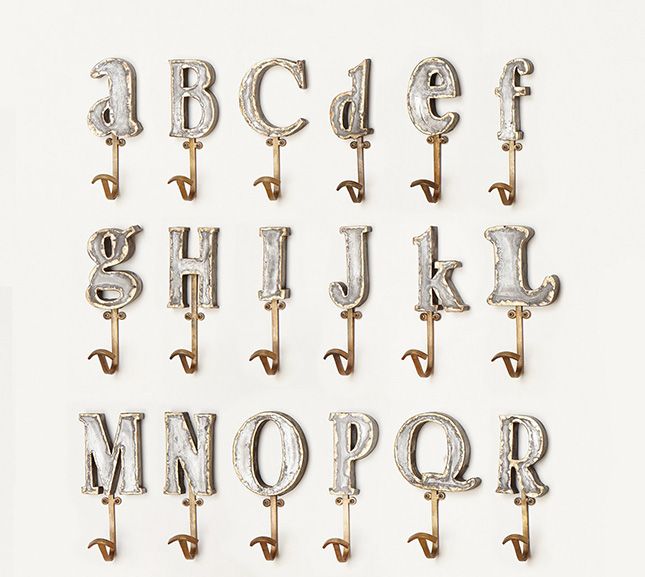 I Want Alz Letter Wall Hooks Would Like In Greek Letters Heavy I Want Alz Letter Wall Hooks Would Like In Greek Letters Heavy Metal Home 30 Ways To Rock Decor Via Brit Co 18