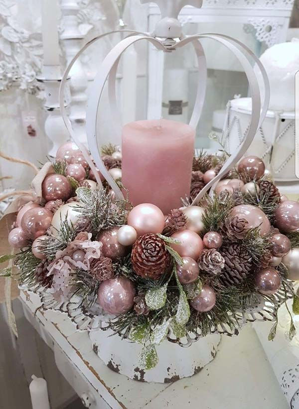 40++ Gold christmas candle centerpiece inspirations