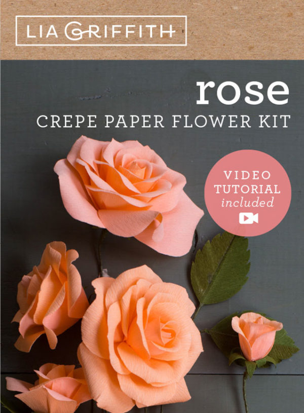 Download Crepe Paper Rose - Felt Paper Scissors | Crepe paper roses, Paper roses, Paper flower kit