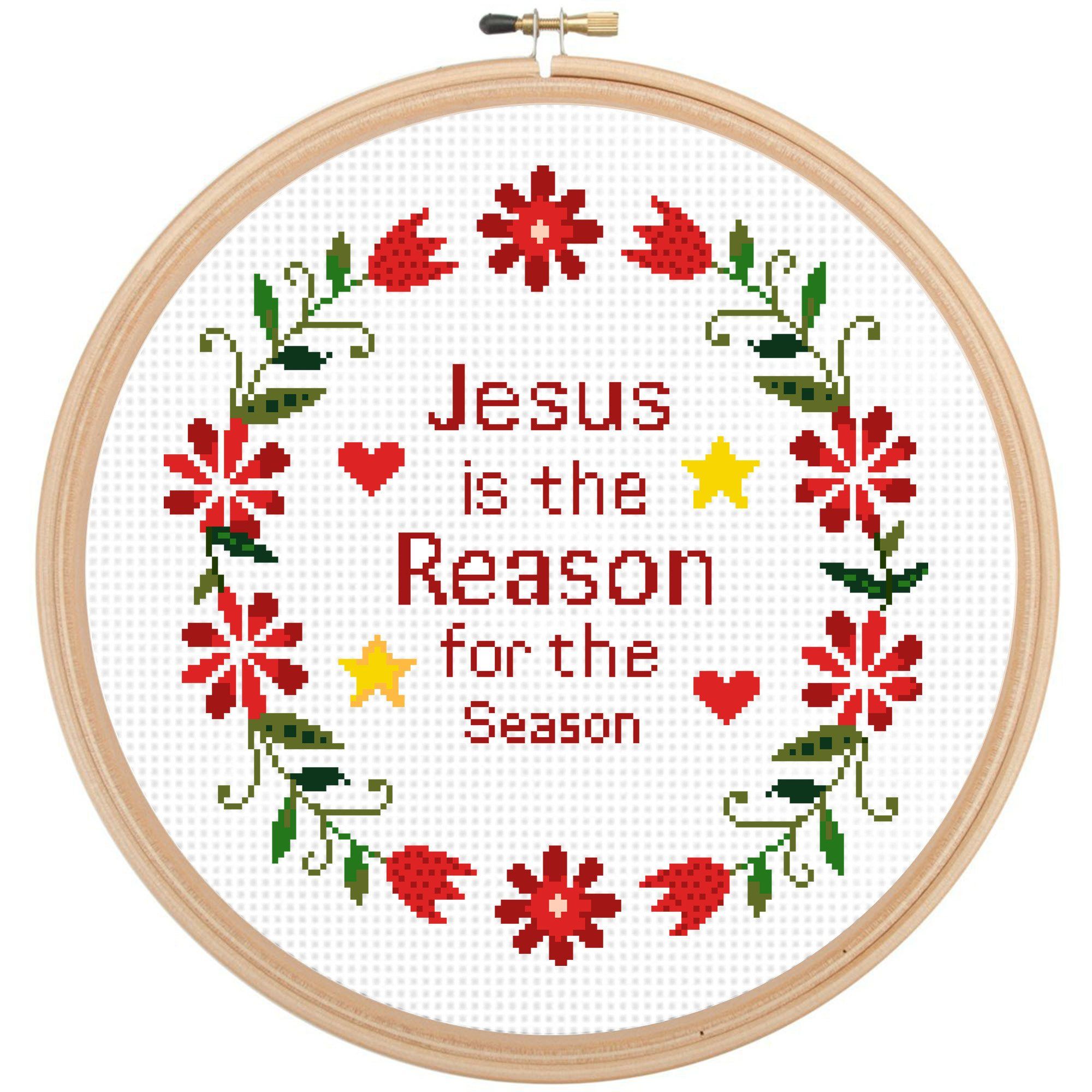 PDF /'Tis The Season Christmas Cross Stitch Pattern