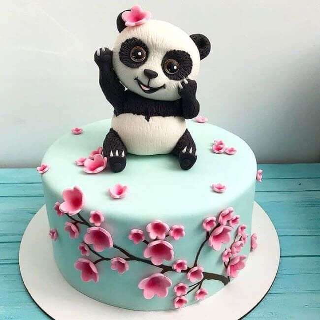 50 Panda Cake Design (Cake Idea) March 2020 Panda cakes, Panda