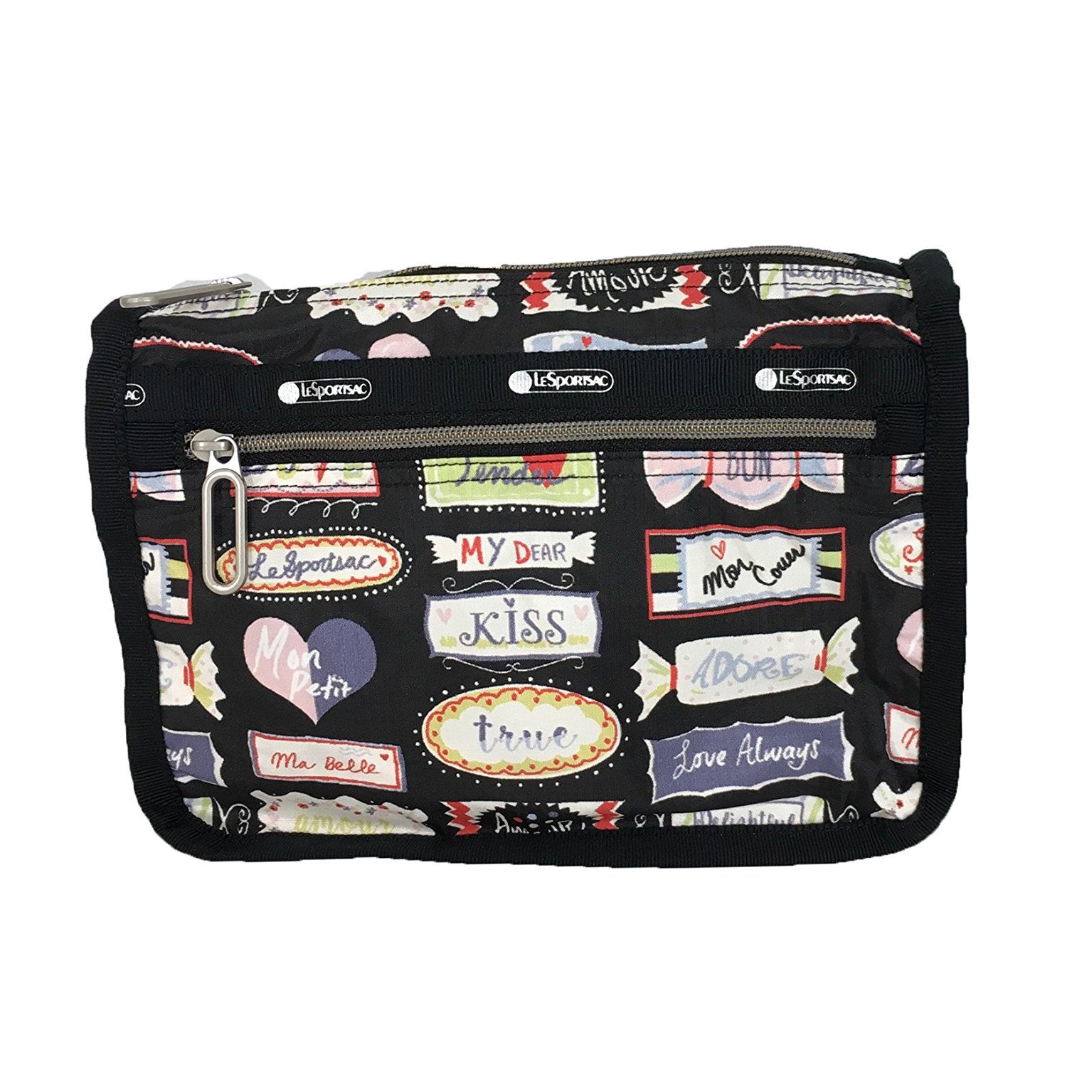 Lesportsac Essential Everyday Cosmetic Case, Sweet Talk *** Want To Lesportsac Essential Everyday Cosmetic Case, Sweet Talk *** Want To