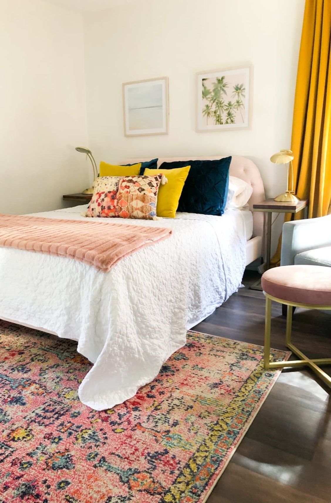 A 750-Square-Foot 1940s Bungalow Comes Alive, Thanks to Colorful Jewel Tones