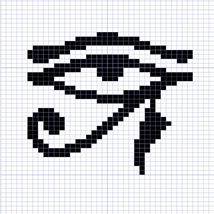 stargate knit chart ra jpg hip scarf design pinterest cross ra charts