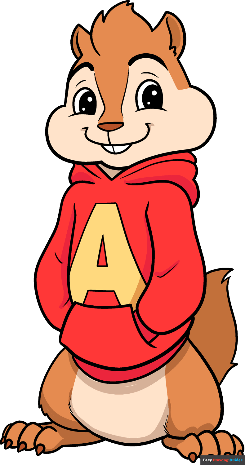 How to draw alvin and the chipmunks really easy drawing tutorial