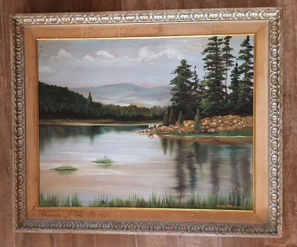 Vintage Original Arizona Landscape Textured Painting