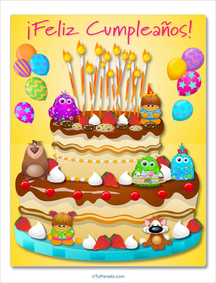 Fiesta De Cumpleaños Imágenes De Cumpleaños Tarjetas Postales Gratis Feliz Día Nomb Imagenes Tortas De Cumpleaños Imágenes De Cumpleaños Fiesta Cumpleaños