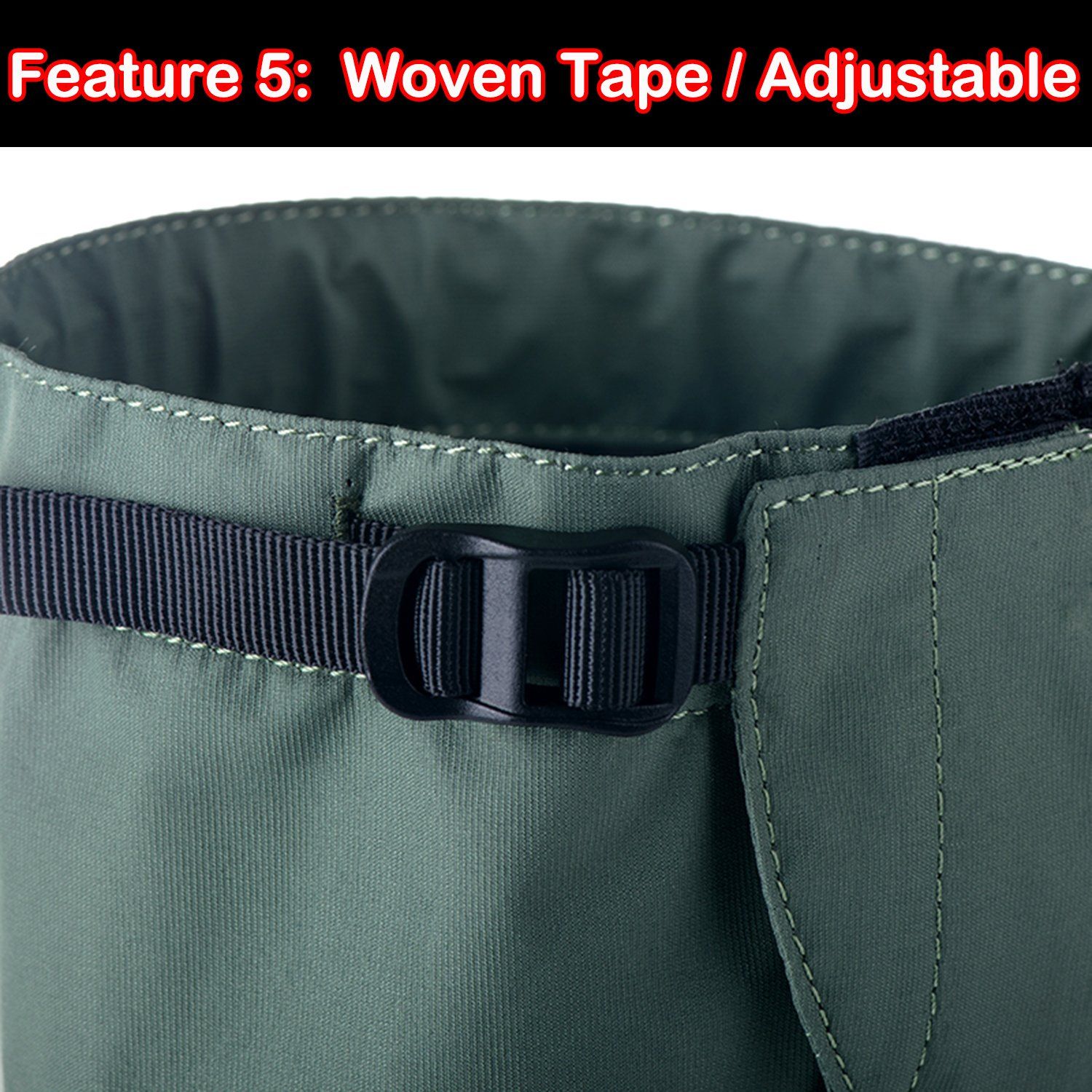 Waterproof Outdoor Hiking Walking Climbing Snow Legging Strong Gaiters Hornhill