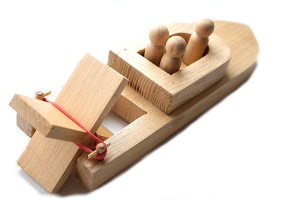 wind up toy wood Buscar con Google | Loď, Animace Toy Bathtub Boat with Rubber Band Powered Paddle by HECLLC