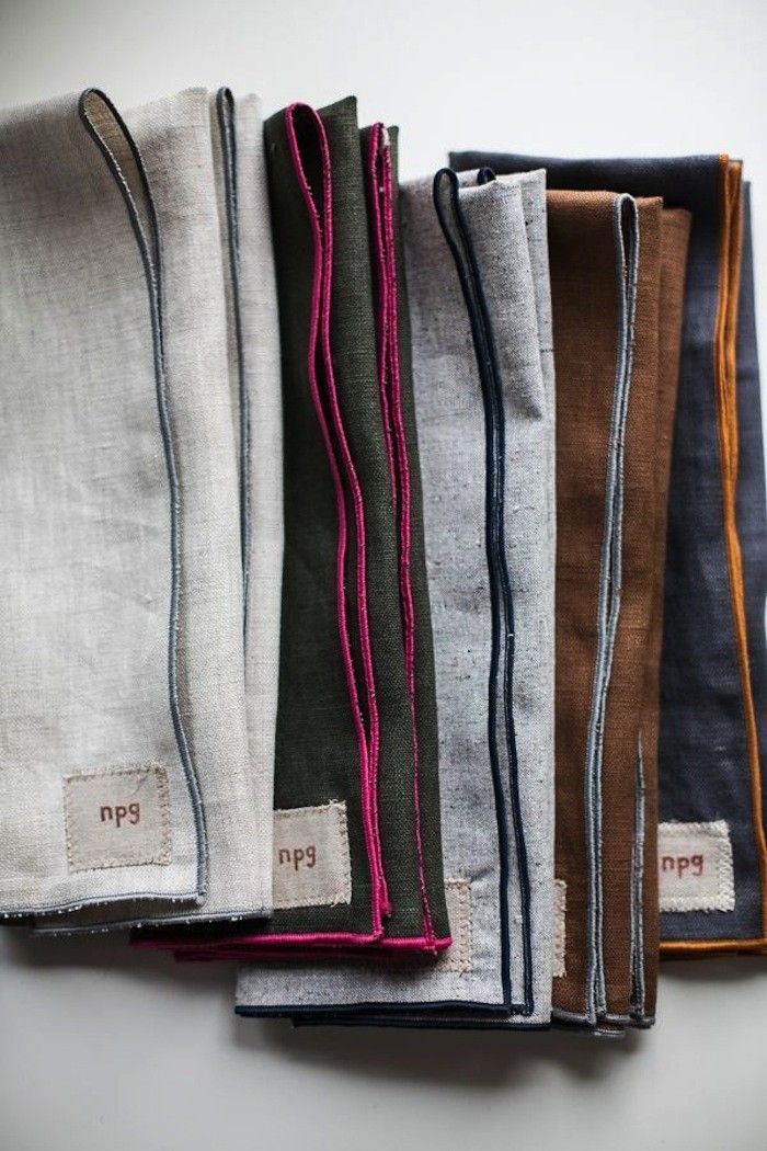 Non-Perishable Goods Dinner Towels - we love this new take on the napkin. Simple and rustic, yet decidedly modern. Linen Napkins, Cloth Napkins, Paper Napkins, Cotton Towels, Tea Towels, Bath Towels, Textiles, Bamboo Hand Towel, Non Perishable