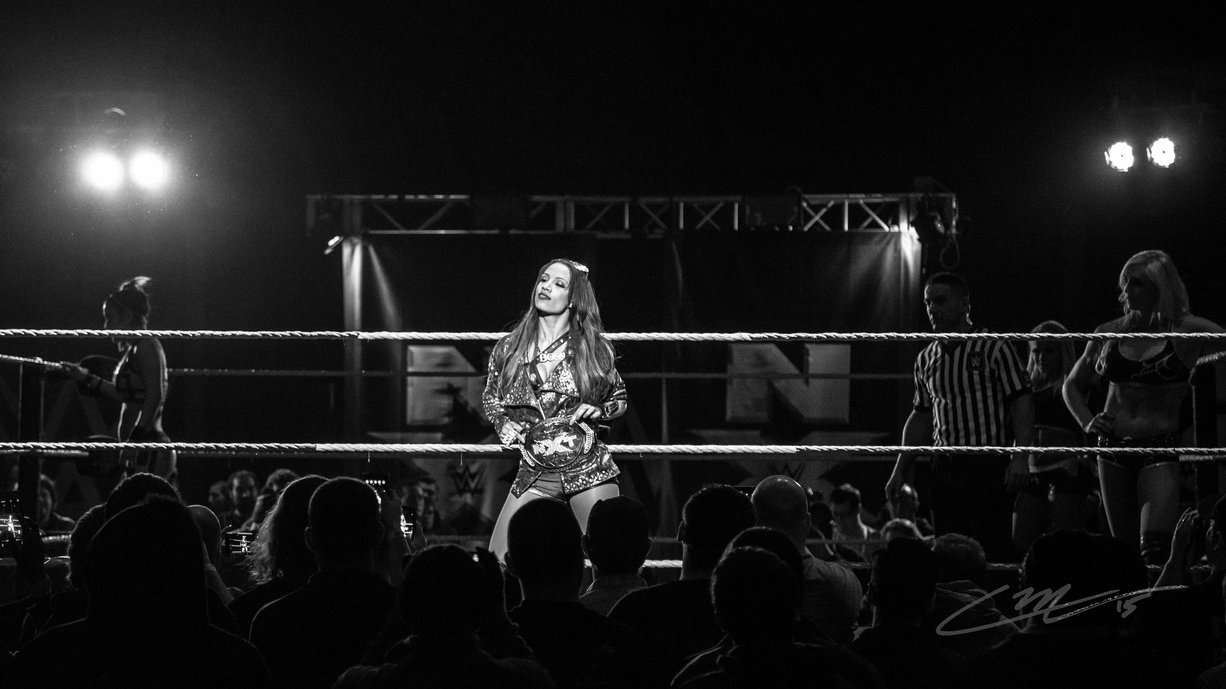 nxt women s champion sasha banks live in cleveland ohio wrestling