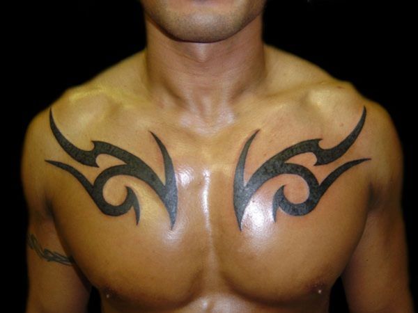 Sick Tattoos On Twitter Tribal Chest Tattoos Collar Bone Tattoo For Men Mens Shoulder Tattoo