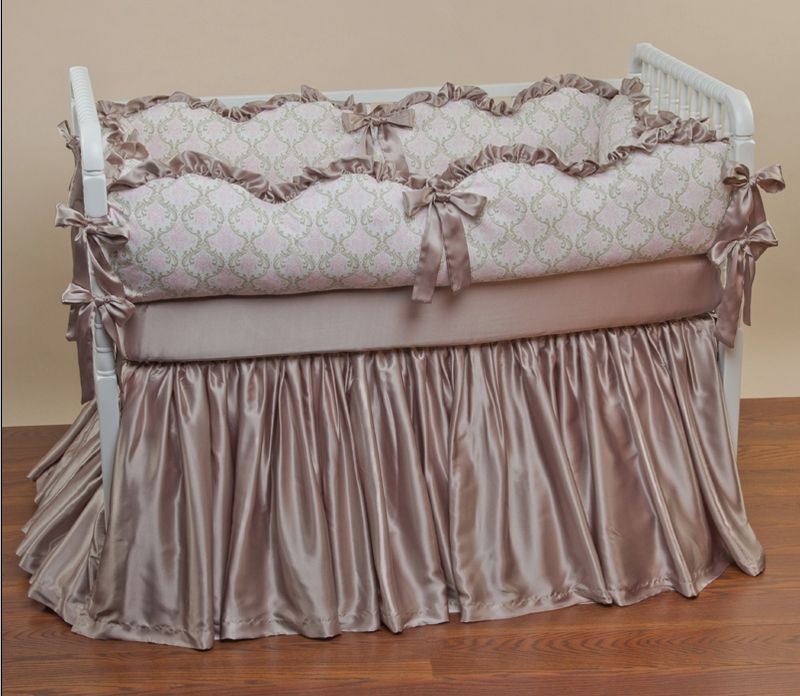 elegant crib bedding