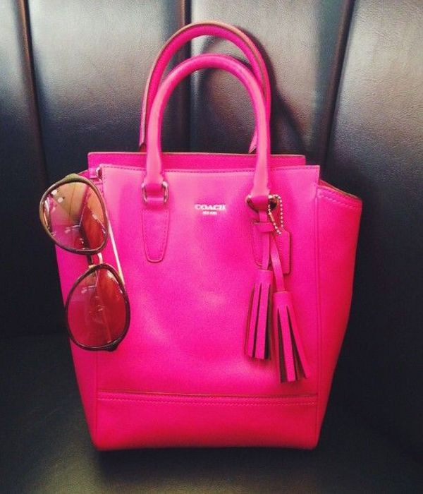 Women S Pink Handbags Styles 2017 Arm Candy Pinterest Handbag Mini Tanner In Hot Pink Coach