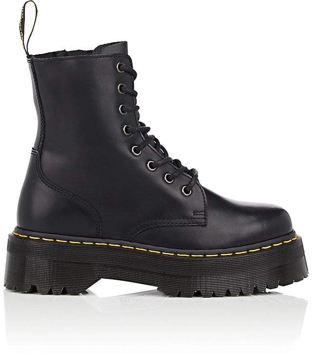 Dr Martens Women's Jadon Leather Platform Ankle Boots | Black ankle boots, Platform ankle boots