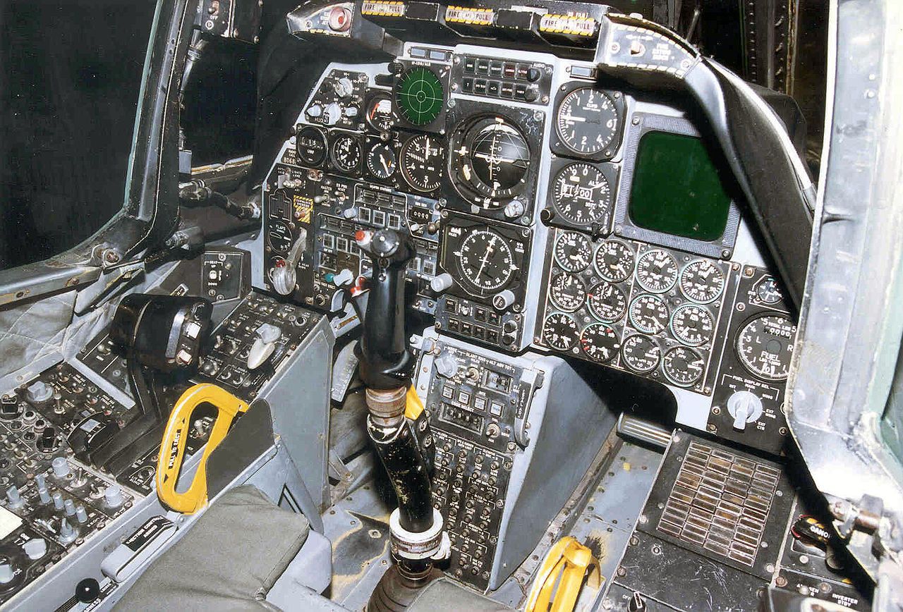 Fairchild Republic A 10a Thunderbolt Ii Cockpit 2 Usaf Fairchild