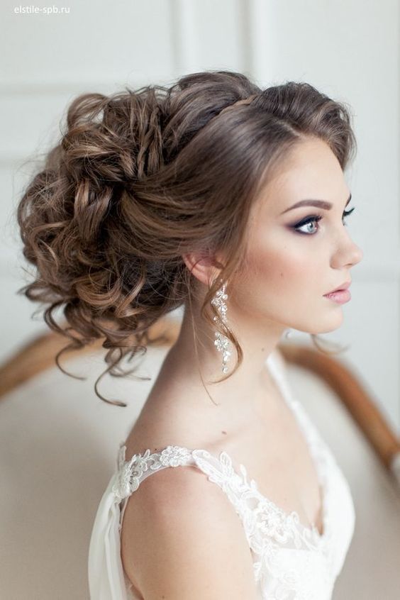 Image result for womens elegant  bridal hair style