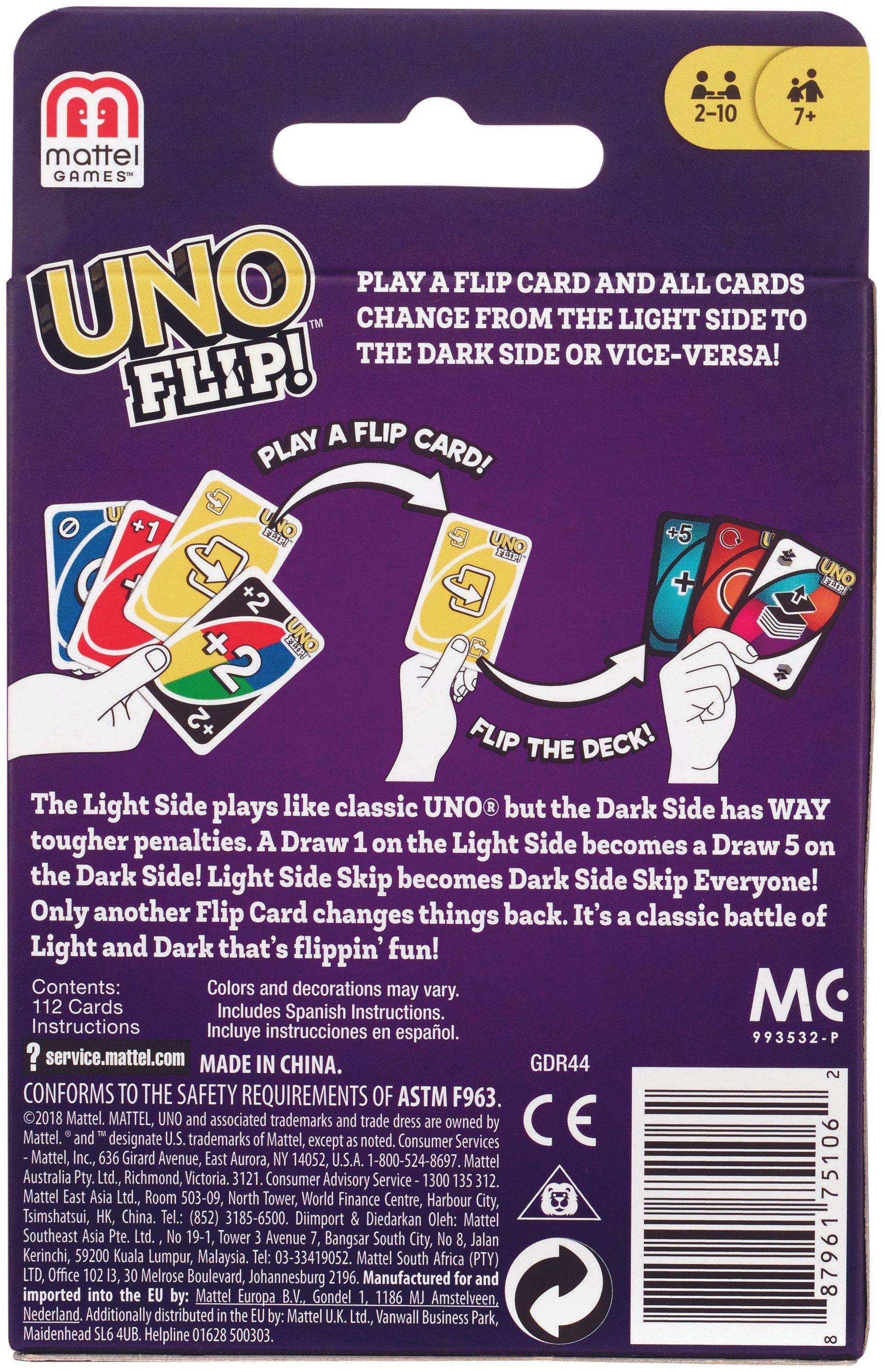 uno flip card games flip cards classic card games