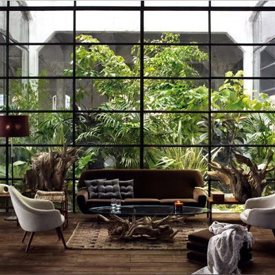 fenêtre, ouverture, déco, décoration, lumière, maison, décor, ancien, moderne, élement, intérieur, architecture, rideaux Patio Interior, Interior Exterior, Exterior Design, Interior Architecture, House Interior, Cultural Architecture, Apartment Interior, Room Interior, Interior Ideas