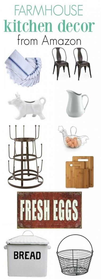 Farmhouse kitchen decor amazon 52+ Ideas for 2019 #Amazon #decor #Farmhouse #Ideas #Kitchen #Haus #Dekoration #home #decor #decoration #homedecor #amazonhomedecor