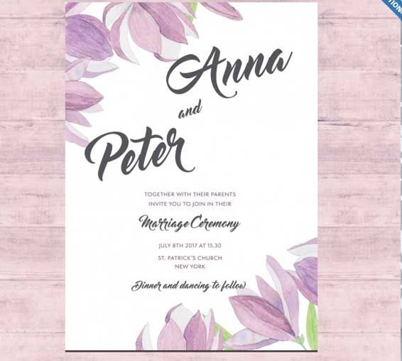 plantillas de invitaciones de boda