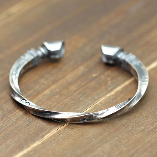 Sterling Silver Horse Hair Cuff Bracelet — The Treasured Horse