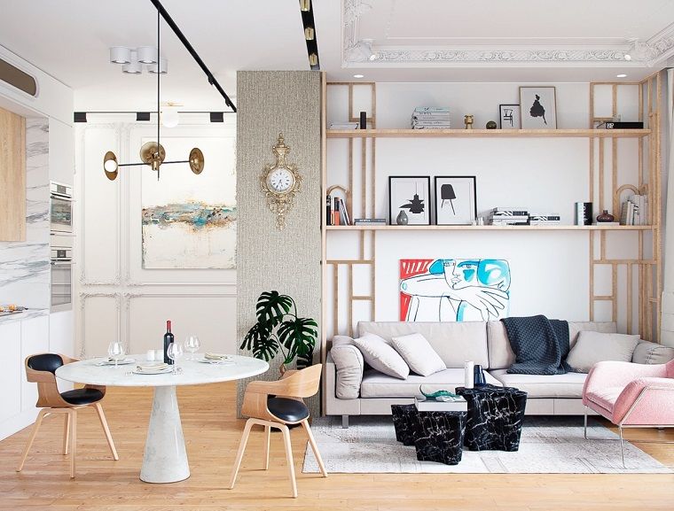 Arredamento moderno, un open space arredato con mobili moderni, sala ... Sala arredamento