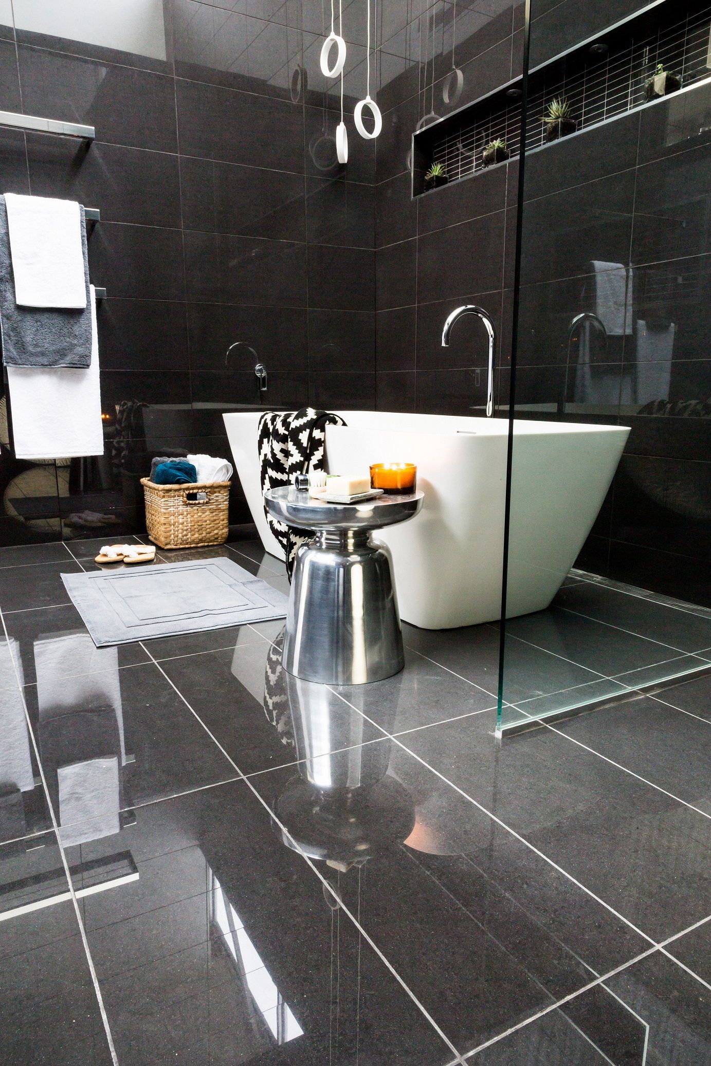 Stunning Bathroom Design Ideas As Seen On The Block Glhouse Product Information Here Http Www Beaumont Tiles Au Theblock Bathroom Aspx