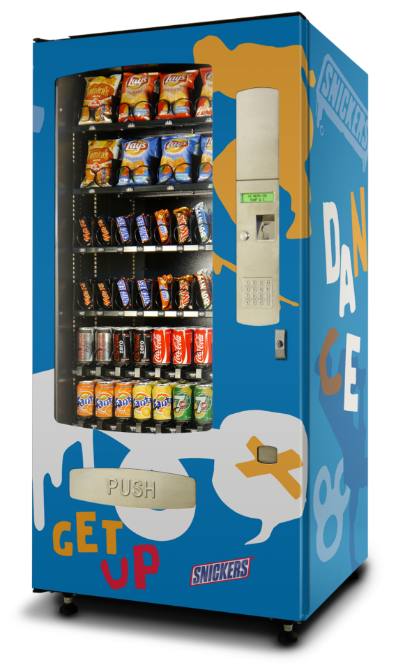 Mars vending machine Snickers