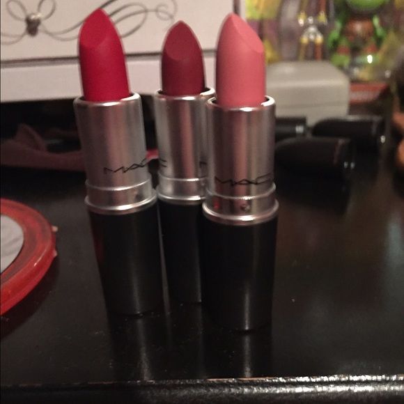 Matte lipstick Mac cosmetics Diva MAC Please Me Lipstick Bundle | Cosmetify