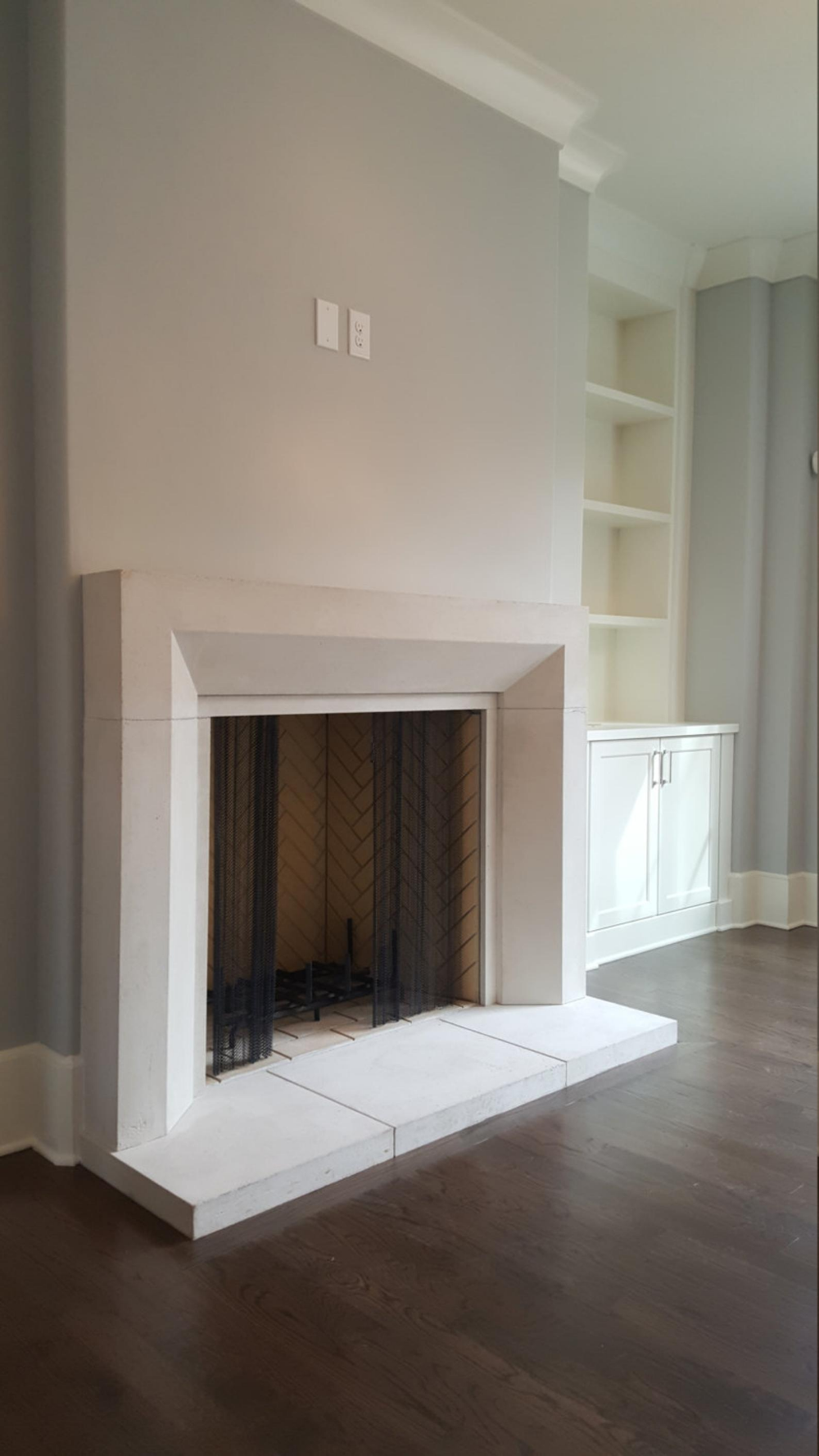 Contemporary Cast Stone Fireplace Mantel Etsy Cast Stone Fireplace Modern Stone Fireplace Stone Fireplace Mantel