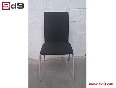 Silla oficina de segunda mano, estructura metálica color gris ... Silla oficina de segunda mano, estructura metálica color gris ...