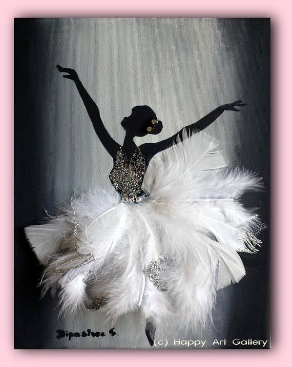 Swan Ballerina - gift for kids nursery room decor kids room decor kids room art kids room decal boys room decor girls room decor baby art #mygirl