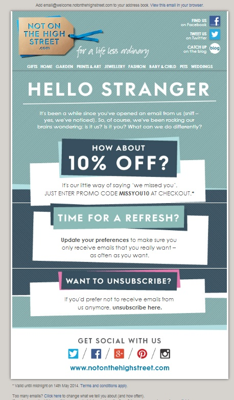 emailer sample